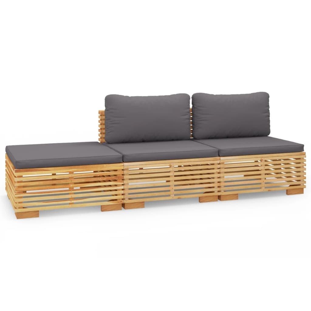 VidaXL set divani da giardino Teak riciclato  