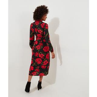 Joe Browns  Robe Chemisier Midi Imprimé Roses 