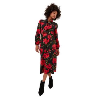 Joe Browns  Robe Chemisier Midi Imprimé Roses 