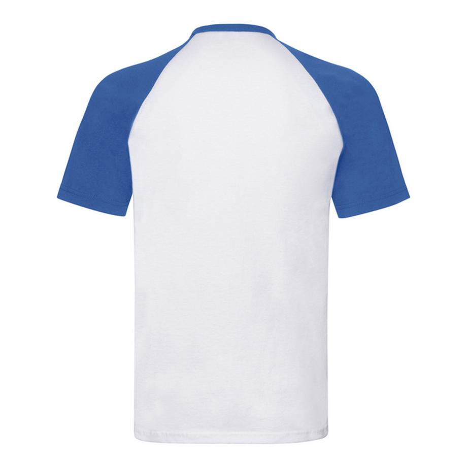 Fruit of the Loom T-shirt Baseball Maniche Corte  