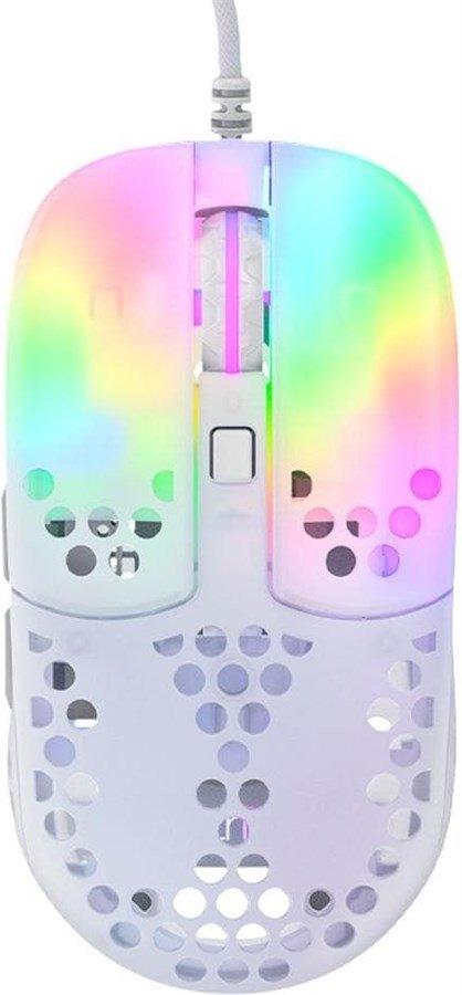 Xtrfy  Xtrfy MZ1 RGB Ultra-Light Gaming Mouse - white transparent 