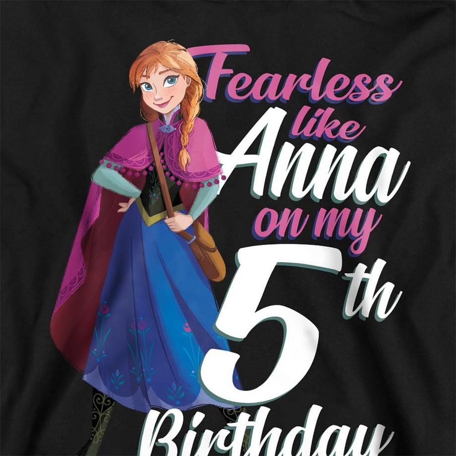 FROZEN  Sweat À Capuche 5ème Anniversaire Fearless Like Anna 