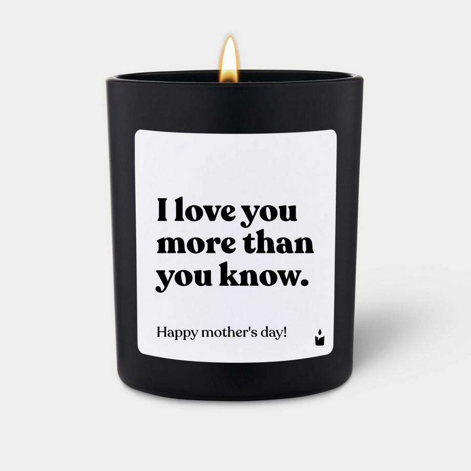 CandleHand Bougie Parfumée Woody I love you more than you know.  