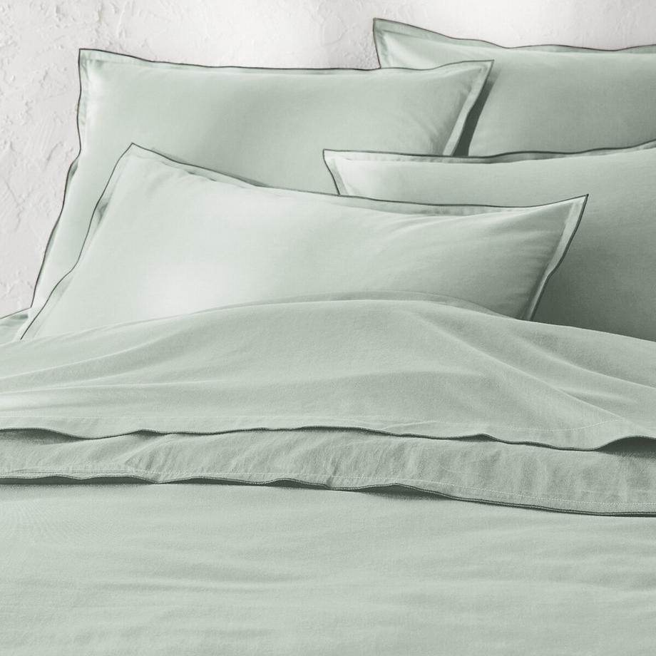 La Redoute Intérieurs Victor Uni Satin de Coton Taie d'Oreiller  