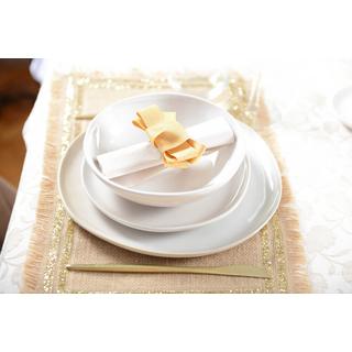 Aulica ASSIETTE CREUSE BLANCHE 18.7CM PAR BOITE DE - 6  