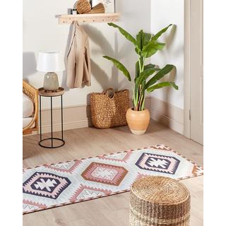 Beliani Teppich aus Baumwolle Modern BESLER  