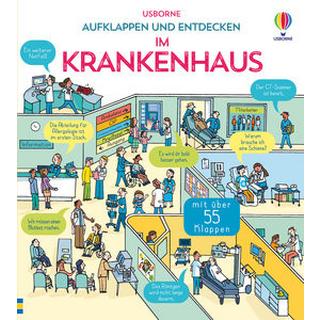 Aufklappen und Entdecken: Im Krankenhaus Daynes, Katie; Fritz, Dr. Zoe; Tognetti, Stefano (Illustrationen) Copertina rigida 