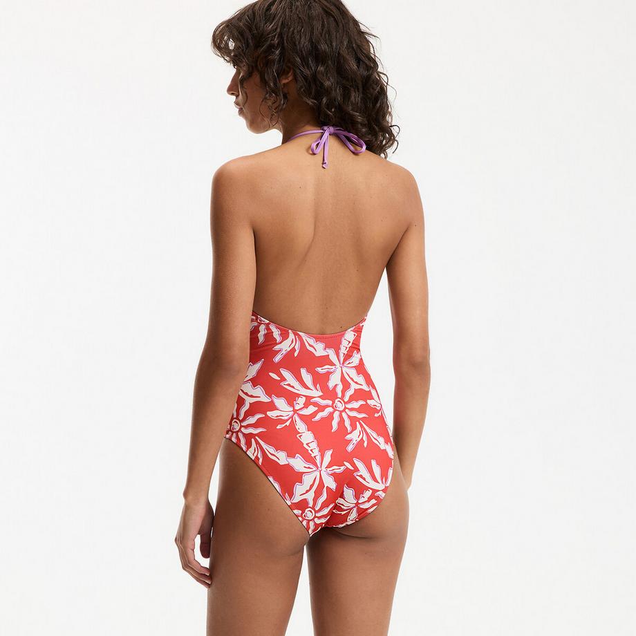 La Redoute Collections Costume da bagno intero stampa palma  