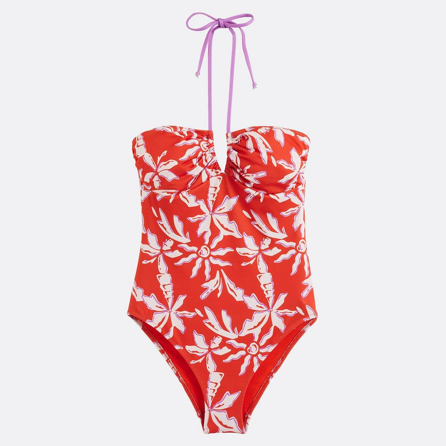 La Redoute Collections Costume da bagno intero stampa palma  