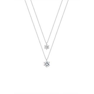 Elli  Halskette Layer Kristall Anhänger 