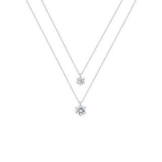 Elli  Halskette Layer Kristall Anhänger 