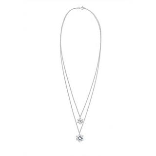 Elli  Halskette Layer Kristall Anhänger 