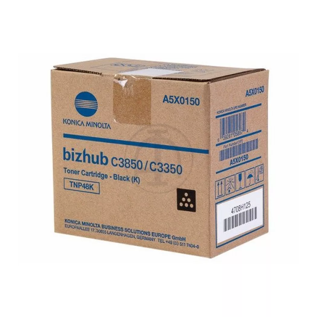 Konica Minolta – Toner TNP48BK schwarz A5X0150 Bizhub C3850 10’000 Seiten, One Size
