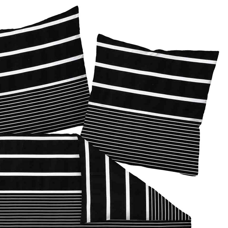 Janine Gestreifte Bettwäsche Garnitur  