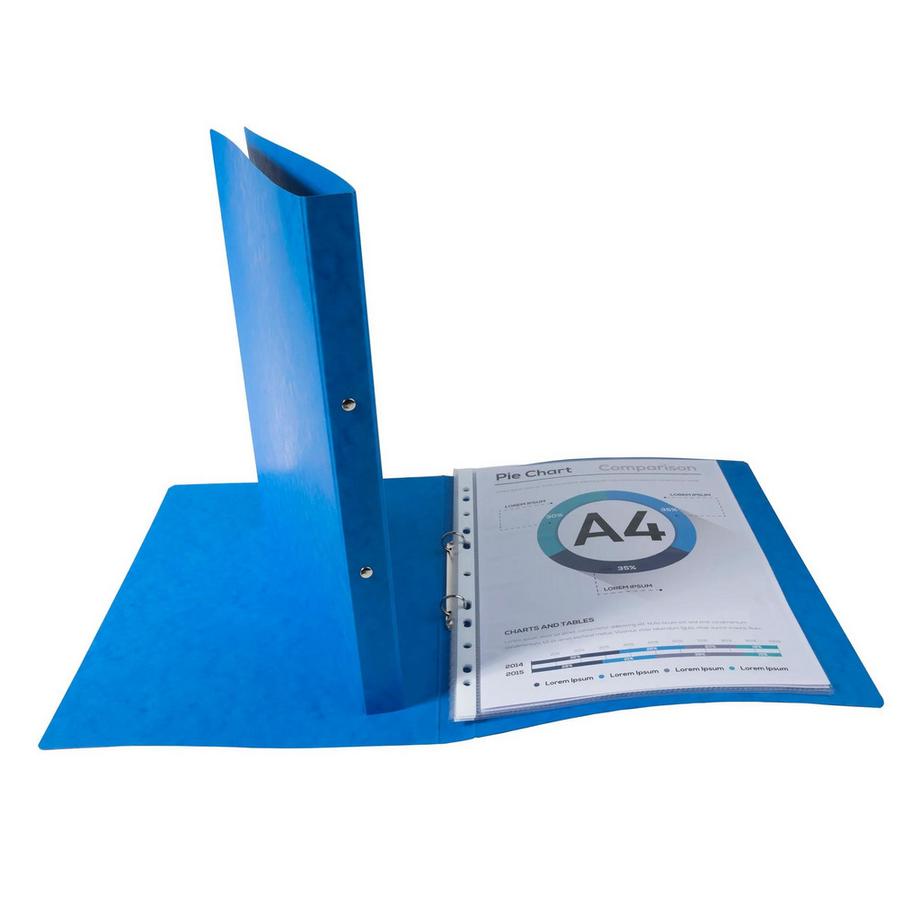 Exacompta Classeur 2 anneaux 15mm Carte lustrée - A4 - x 20  