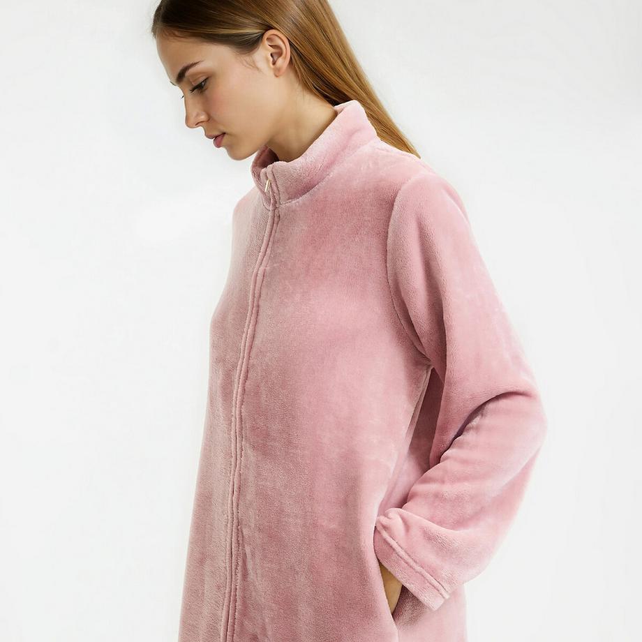 La Redoute Collections Robe de chambre en maille polaire  