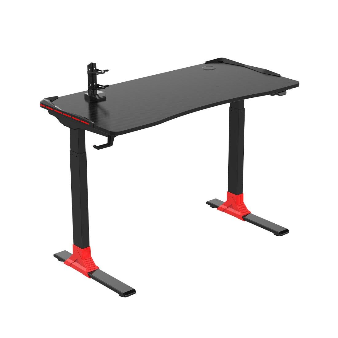 Contini Höhenverstellbarer Gaming-Tisch 120 x 60 cm  