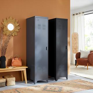 La Redoute Intérieurs Armoire vestiaire 1 porte en métal acier  