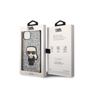 KARL LAGERFELD  Cover iPhone 14 Plus Glitter Ikonik 