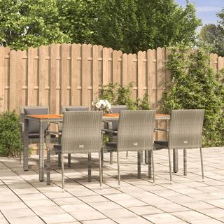 VidaXL Garten essgruppe poly-rattan  