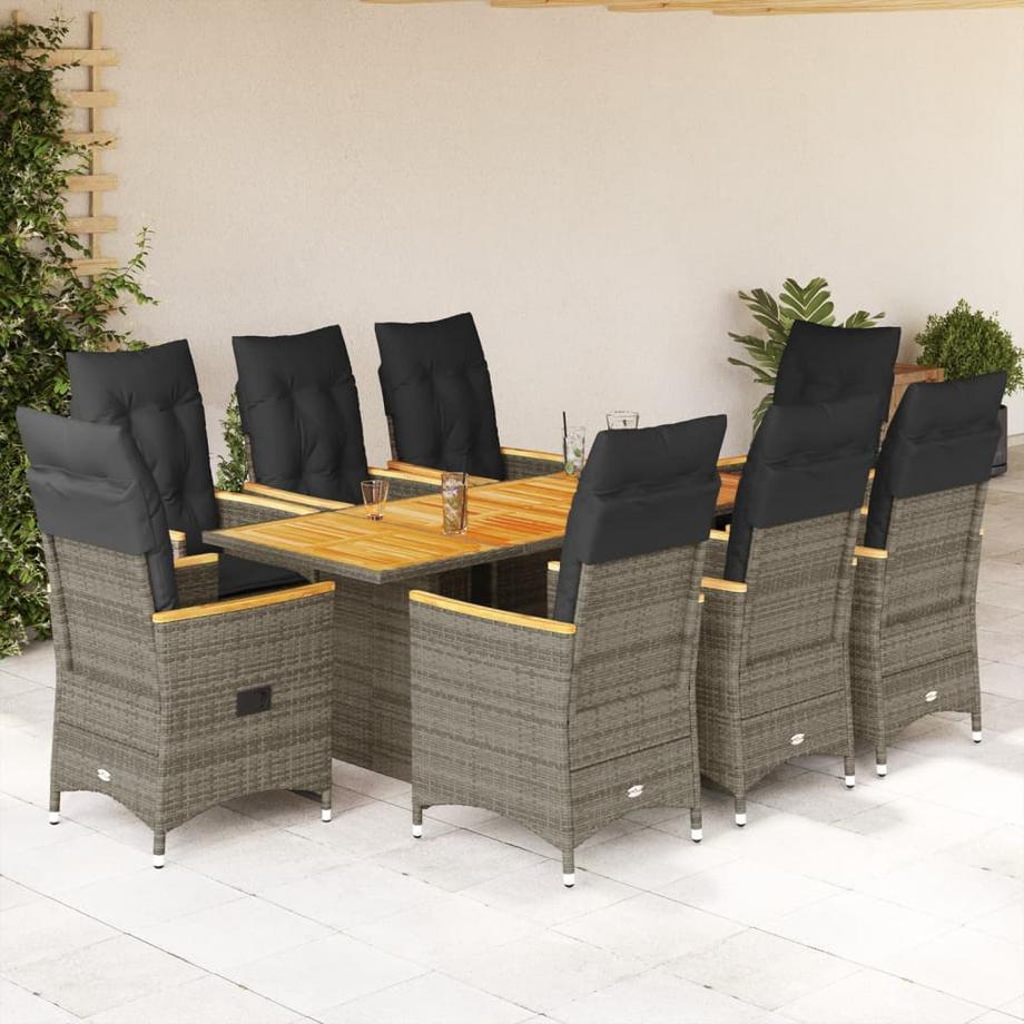 VidaXL Garten essgruppe poly-rattan  