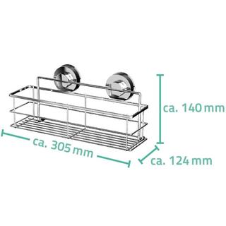 RIDDER Étagère de douche à ventouse acier inoxydable  