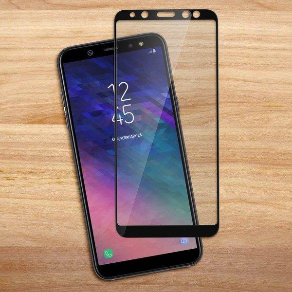 Avizar  Glass Full Cover Galaxy A6 Schwarz 