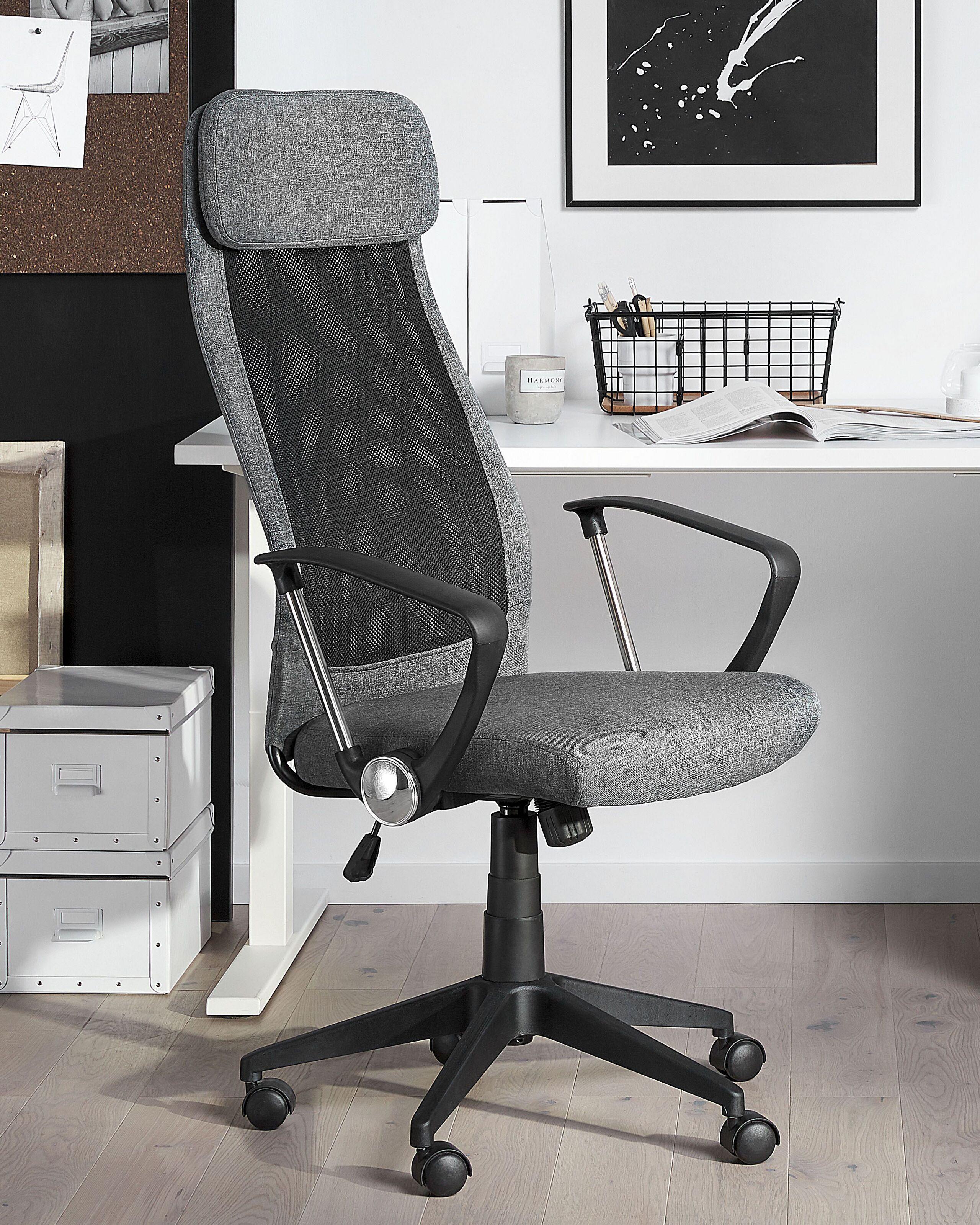 Beliani Chaise de bureau en Polyester Moderne PIONEER  