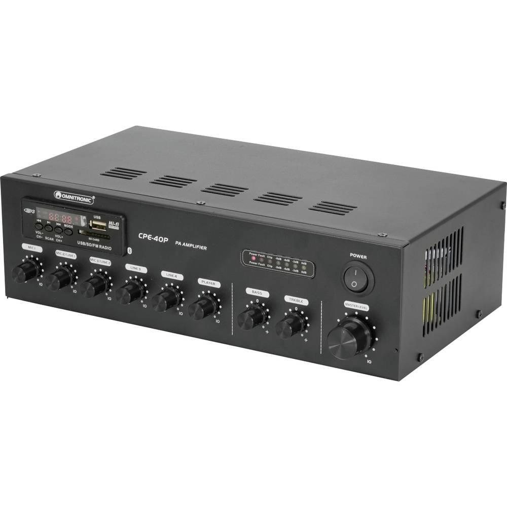 Omnitronic  Amplificateur de mixage CPE-40P ELA 