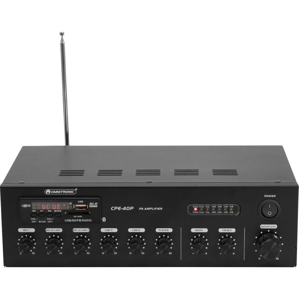 Omnitronic  Amplificateur de mixage CPE-40P ELA 