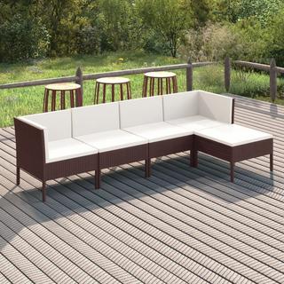 VidaXL Garten-sofagarnitur poly-rattan  