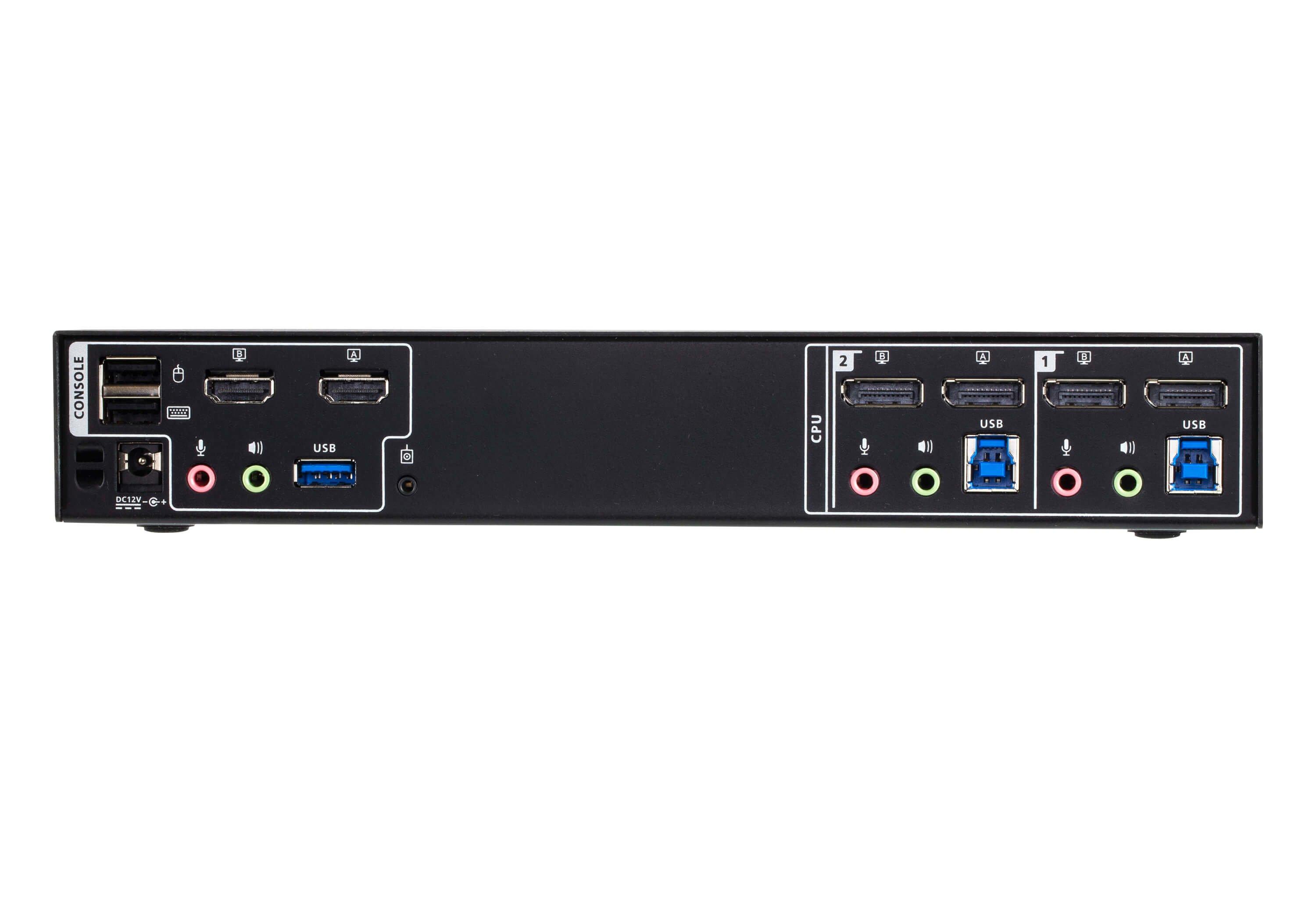 ATEN  ATEN CM1942 Tastatur/Video/Maus (KVM)-Switch Schwarz 