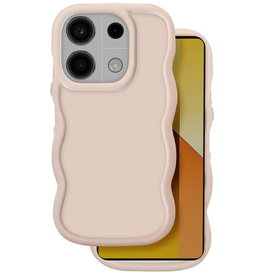 Avizar  Coque Silicone Redmi Note 13 5G Beige 