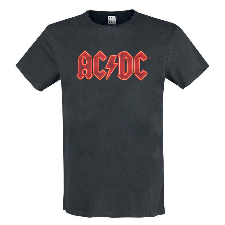Amplified AC/DC Logo Print T-Shirt  