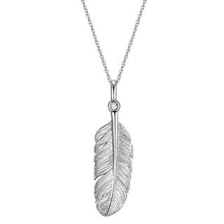 Glanzstücke München  Femme Collier en argent Plume 