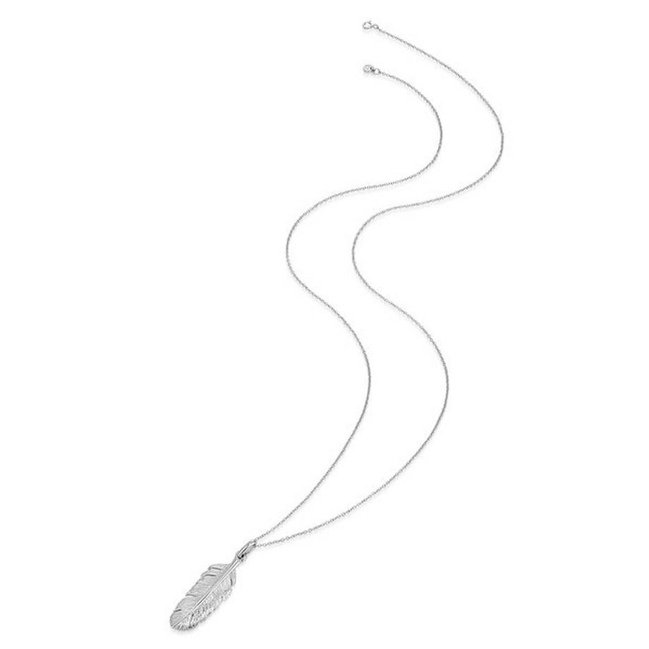 Glanzstücke München  Femme Collier en argent Plume 