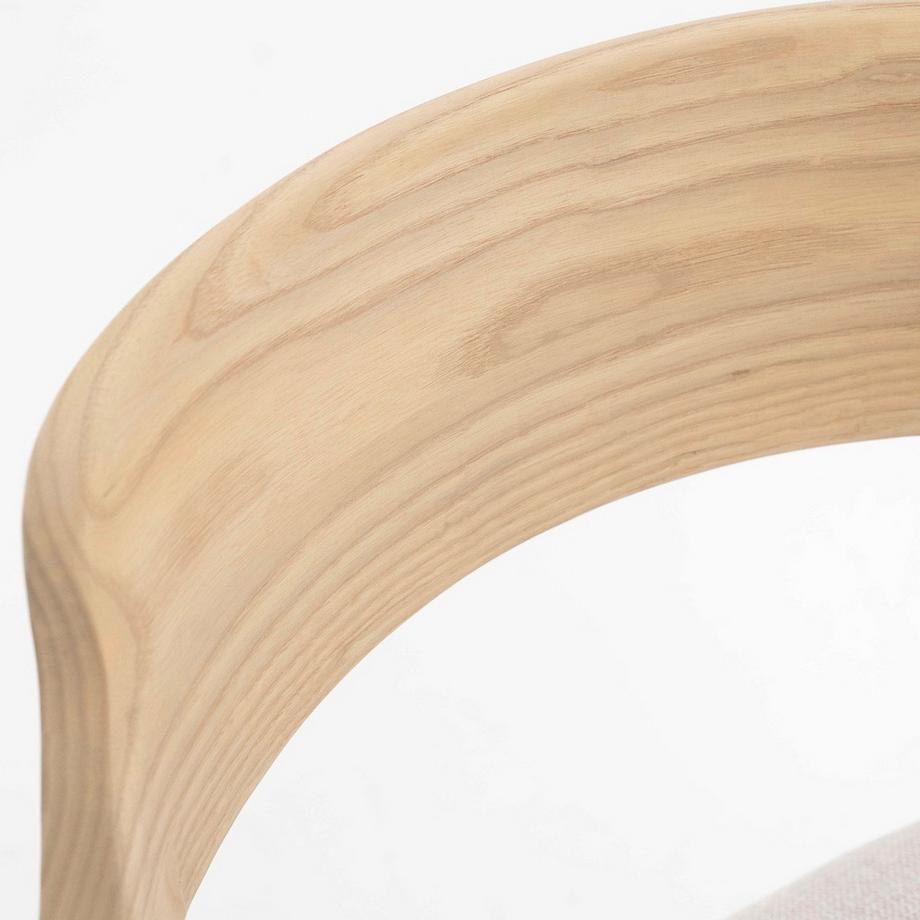 mutoni Chaise avec accoudoirs Yorick nature  