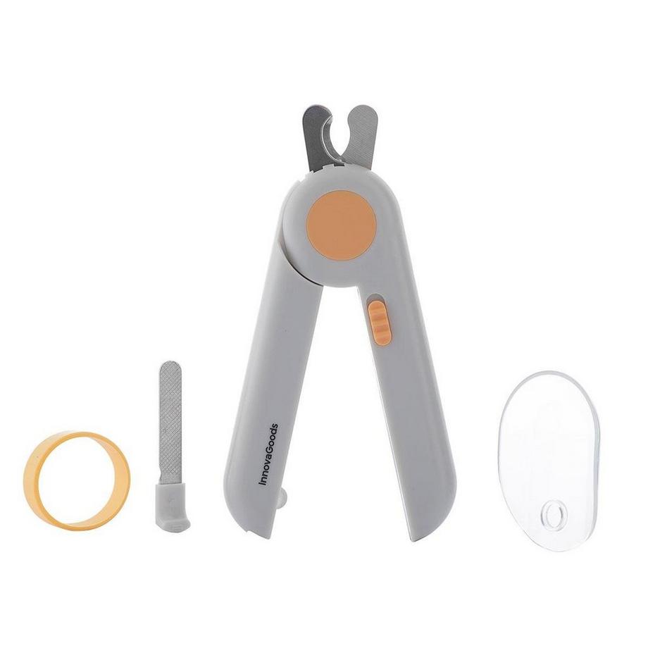 InnovaGoods  Tondeuse à griffes avec lumière LED pour chien et chat 