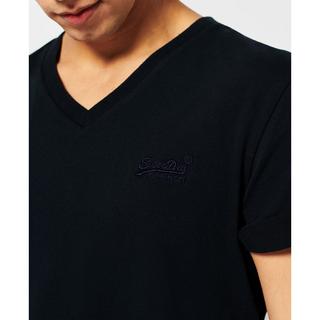 Superdry T-Shirt Col V Coton Biologique  