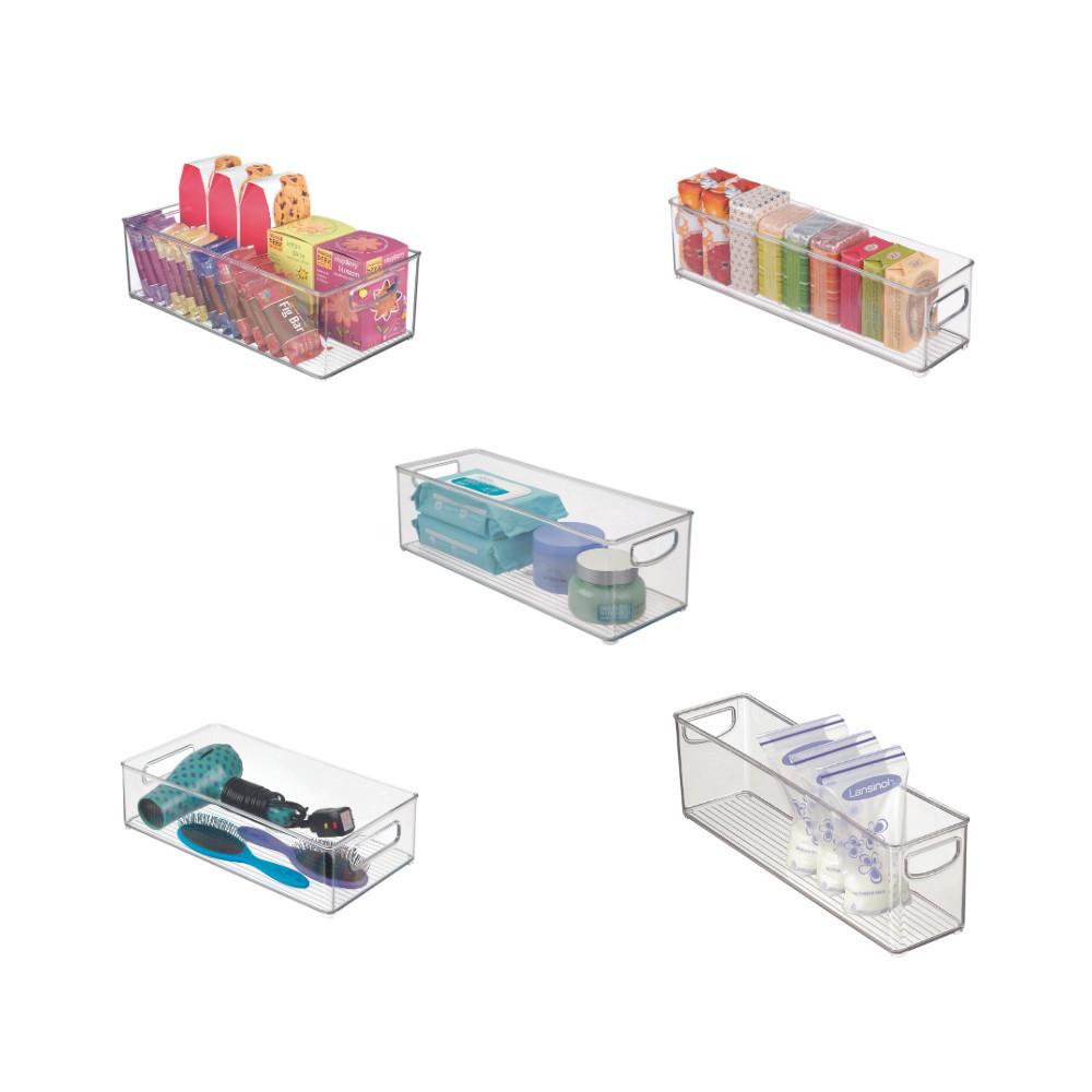 iDesign iDesign BINZ - Boîte de rangement transparent - div. tailles, extra longues  