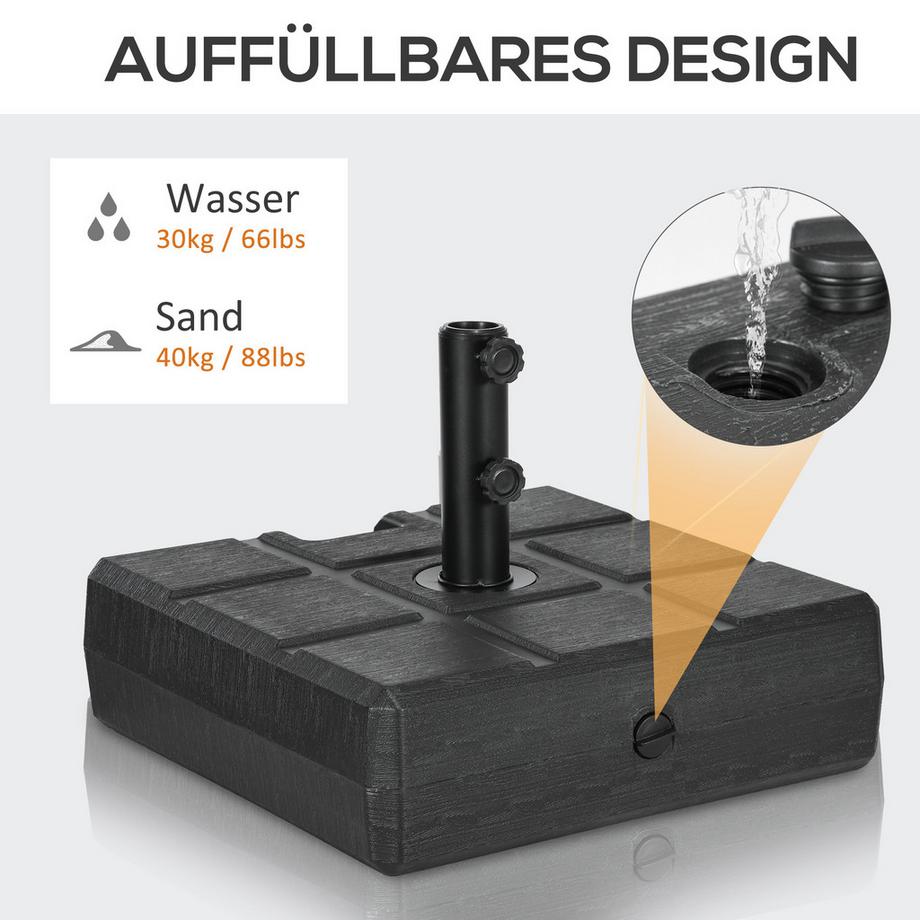 Outsunny Porte-parapluie  