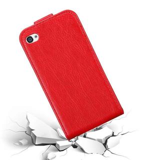 Cadorabo  Housse compatible avec Apple iPhone 4 / 4S - Coque de protection au design flip avec fermeture magnétique 