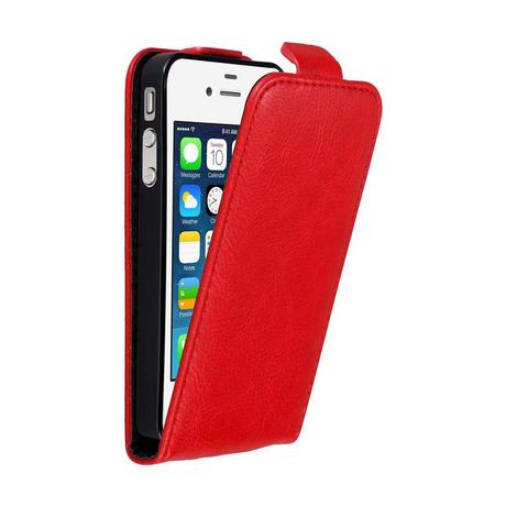 Cadorabo  Housse compatible avec Apple iPhone 4 / 4S - Coque de protection au design flip avec fermeture magnétique 