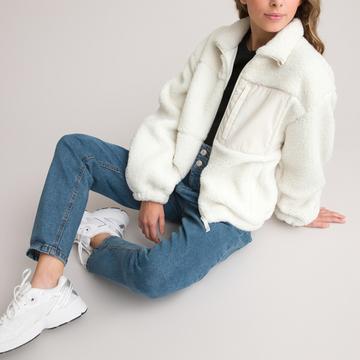 Veste zippée en sherpa