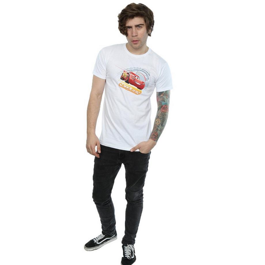 Cars Saetta McQueen T-Shirt Maniche Corte  