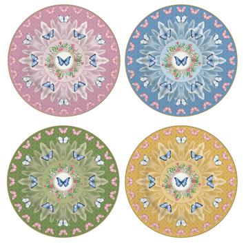 4er-Set Dessertteller Spring Parade