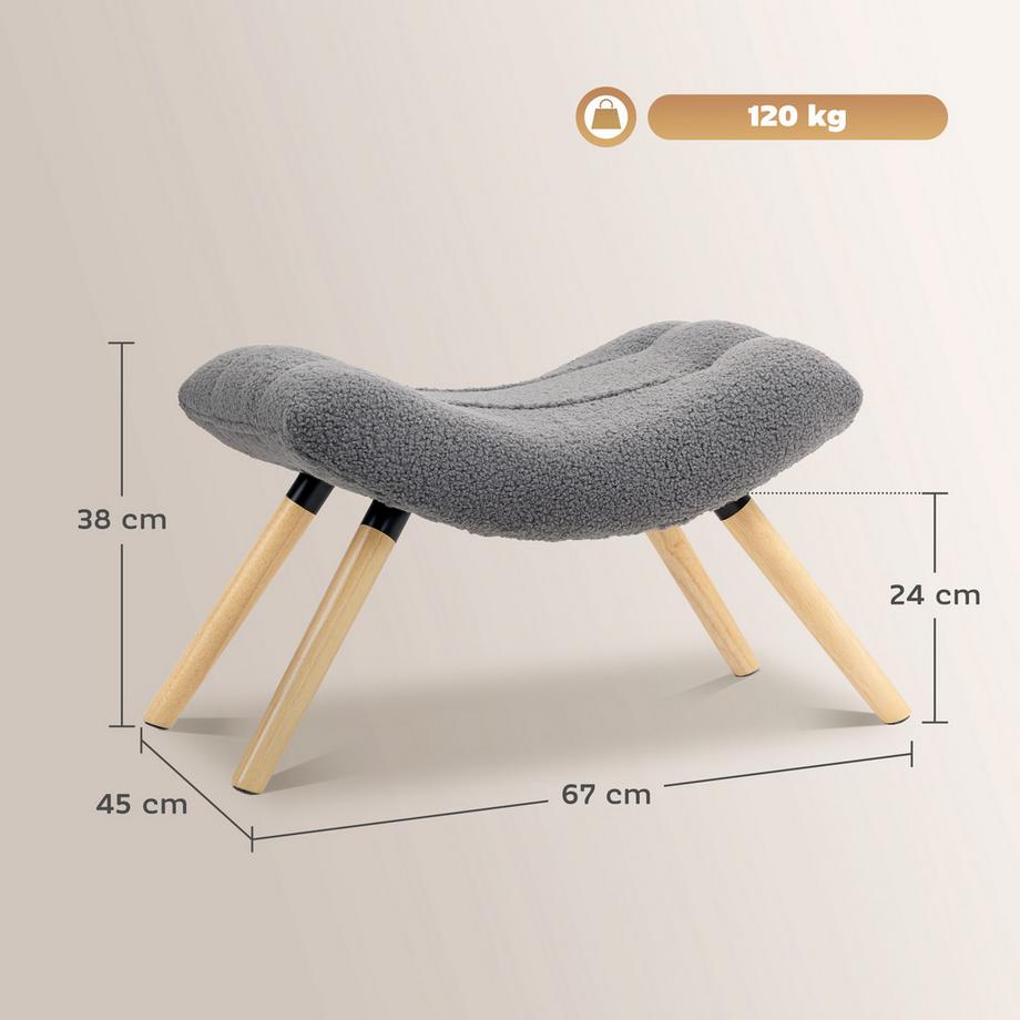 HOMCOM Tabouret  