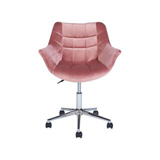 Beliani Schreibtischstuhl aus Samtstoff Glamourös LABELLE  