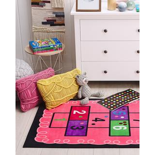 Beliani Tapis en Polyester Moderne HONAZ  