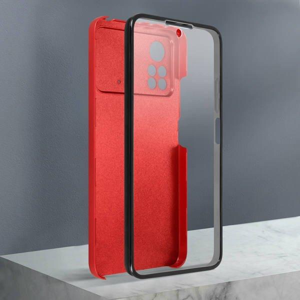 Avizar  Coque Xiaomi Poco X4 Pro 5G Rouge 